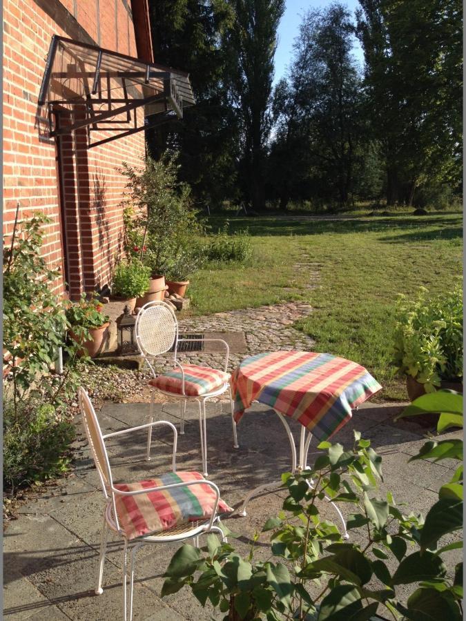 Ferienwohnung 1 Im Landhaus Am Wildpark 보에크 외부 사진