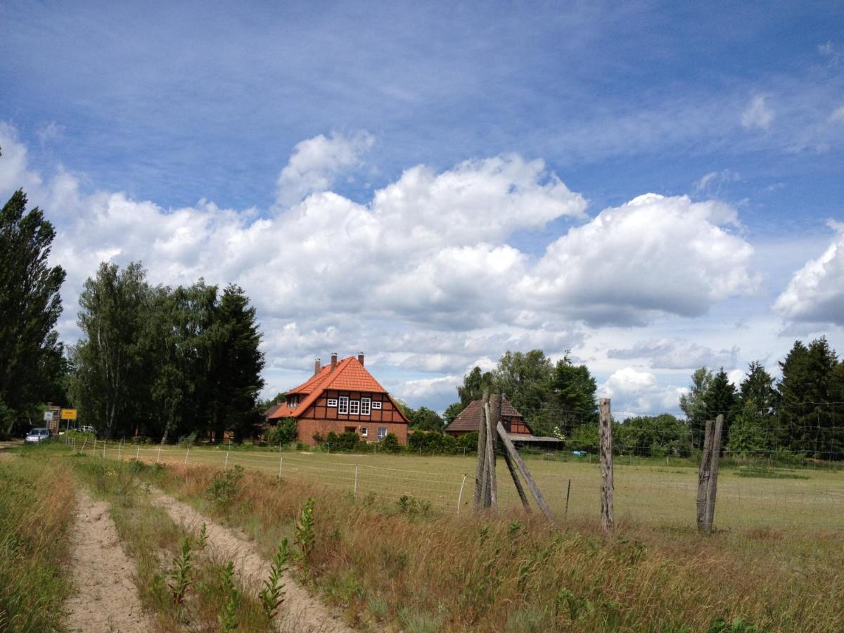 Ferienwohnung 1 Im Landhaus Am Wildpark 보에크 외부 사진