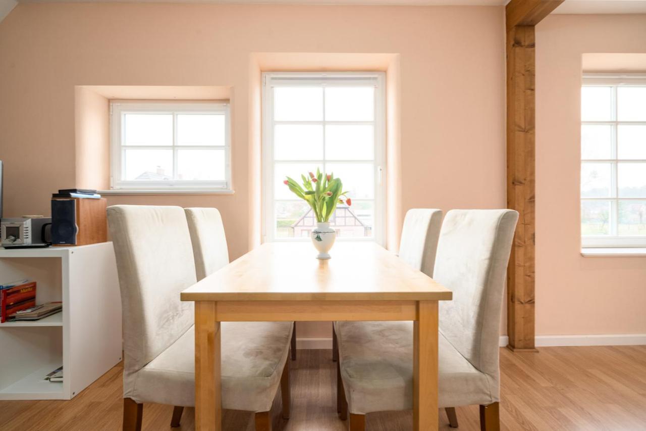 Ferienwohnung 1 Im Landhaus Am Wildpark 보에크 외부 사진