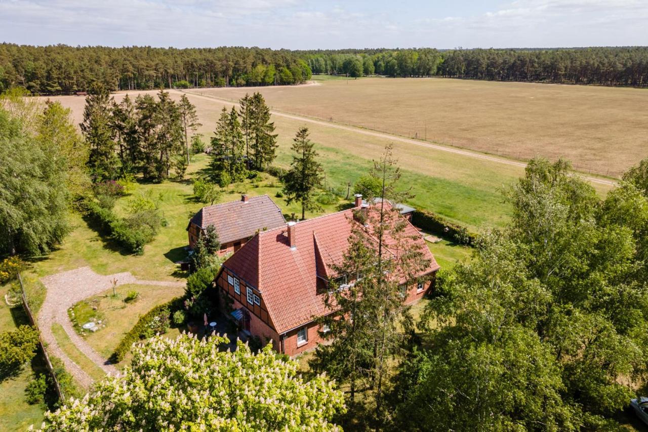 Ferienwohnung 1 Im Landhaus Am Wildpark 보에크 외부 사진